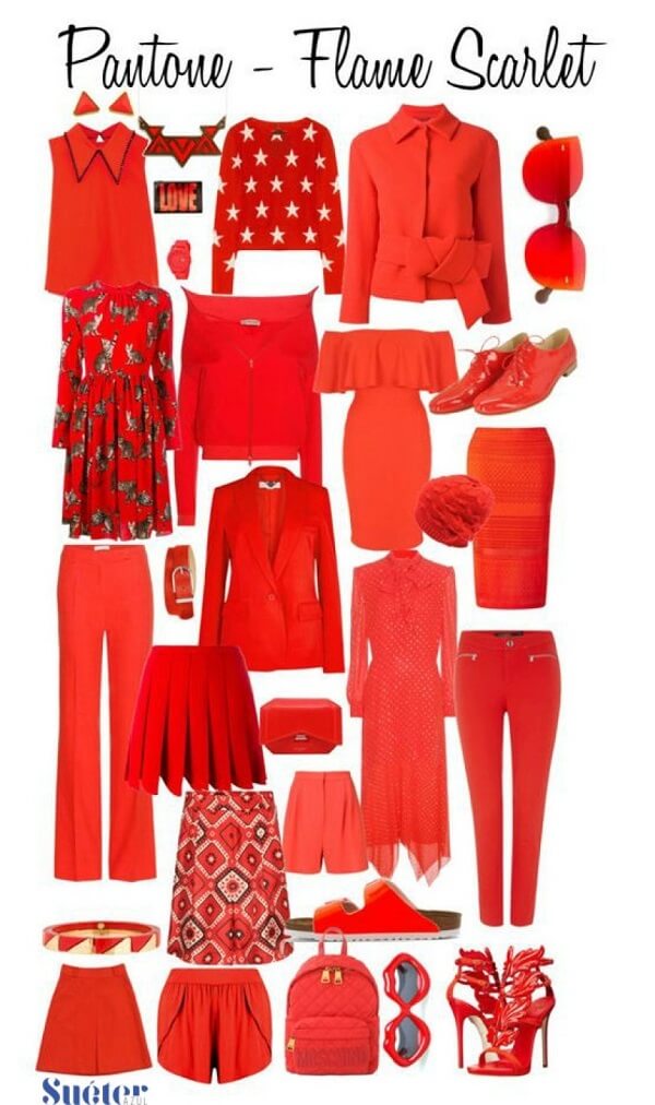 Đỏ cam (Flame): Xu hướng màu sắc thời trang Xuân Hè 2022
